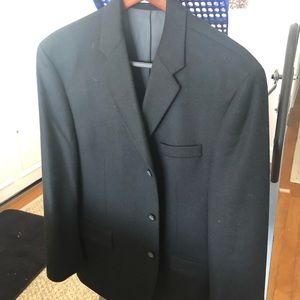Men’s black cashmere blazer